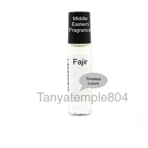 Fajir Attar Fragrance Oil Type 1/3 Oz Glass Roll-On Bottle